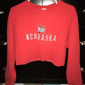 Nebraska Cropped Sweatshirt